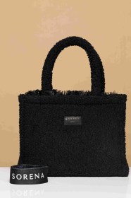TEDDY BLACK MEDIUM TOTE BAG (2)